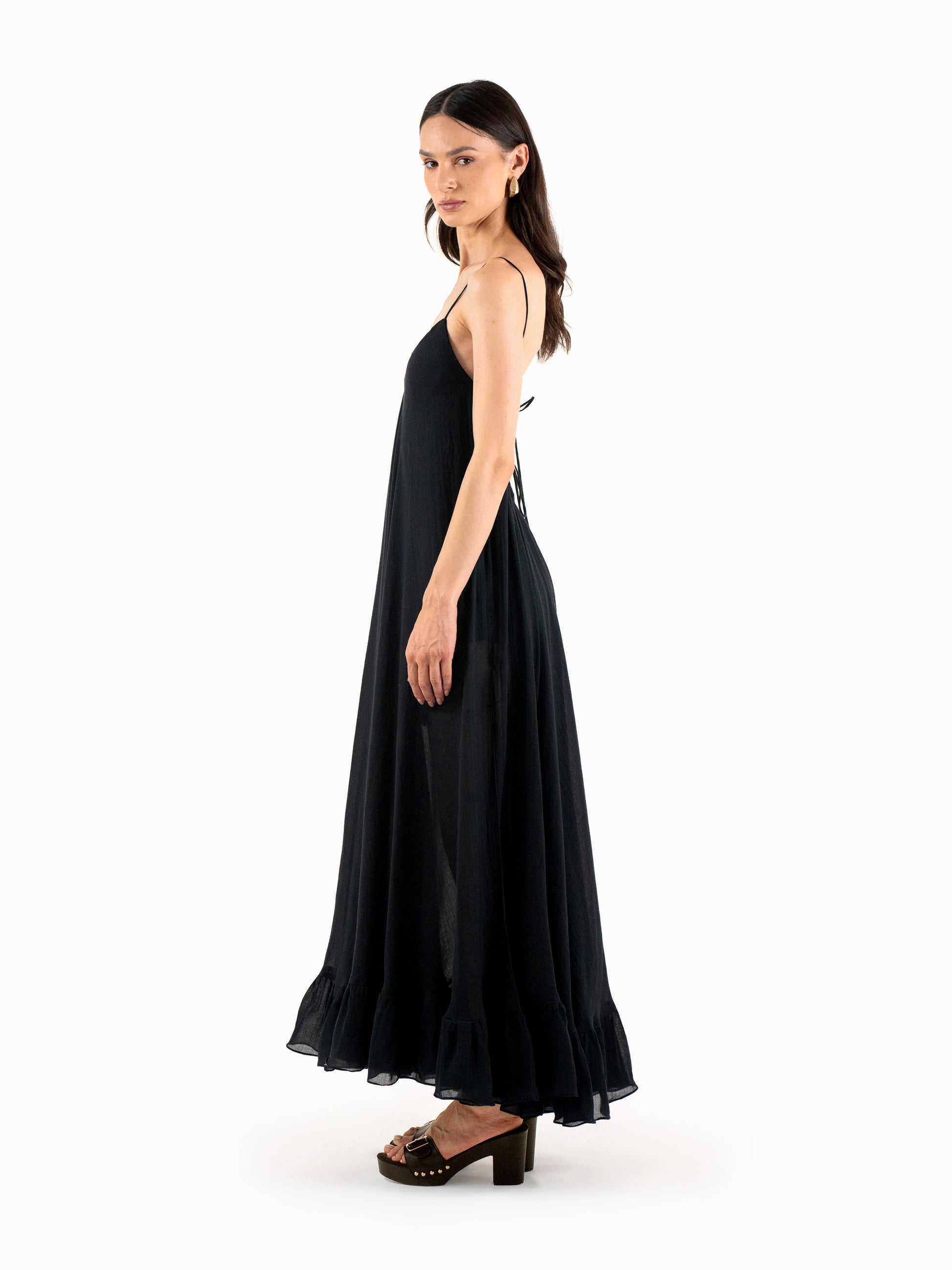 The Volume Midaxi – Black