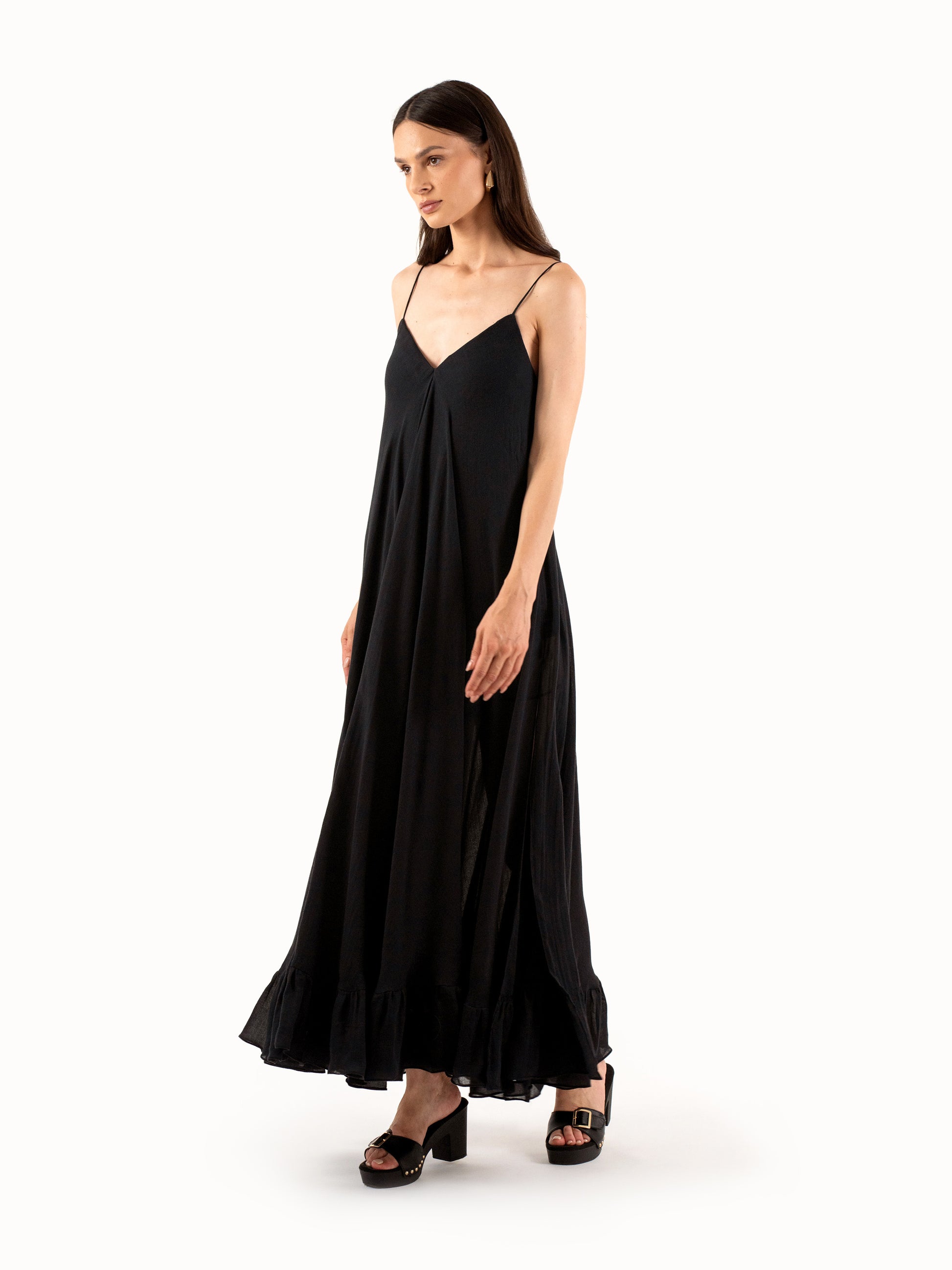 The Volume Midaxi – Black