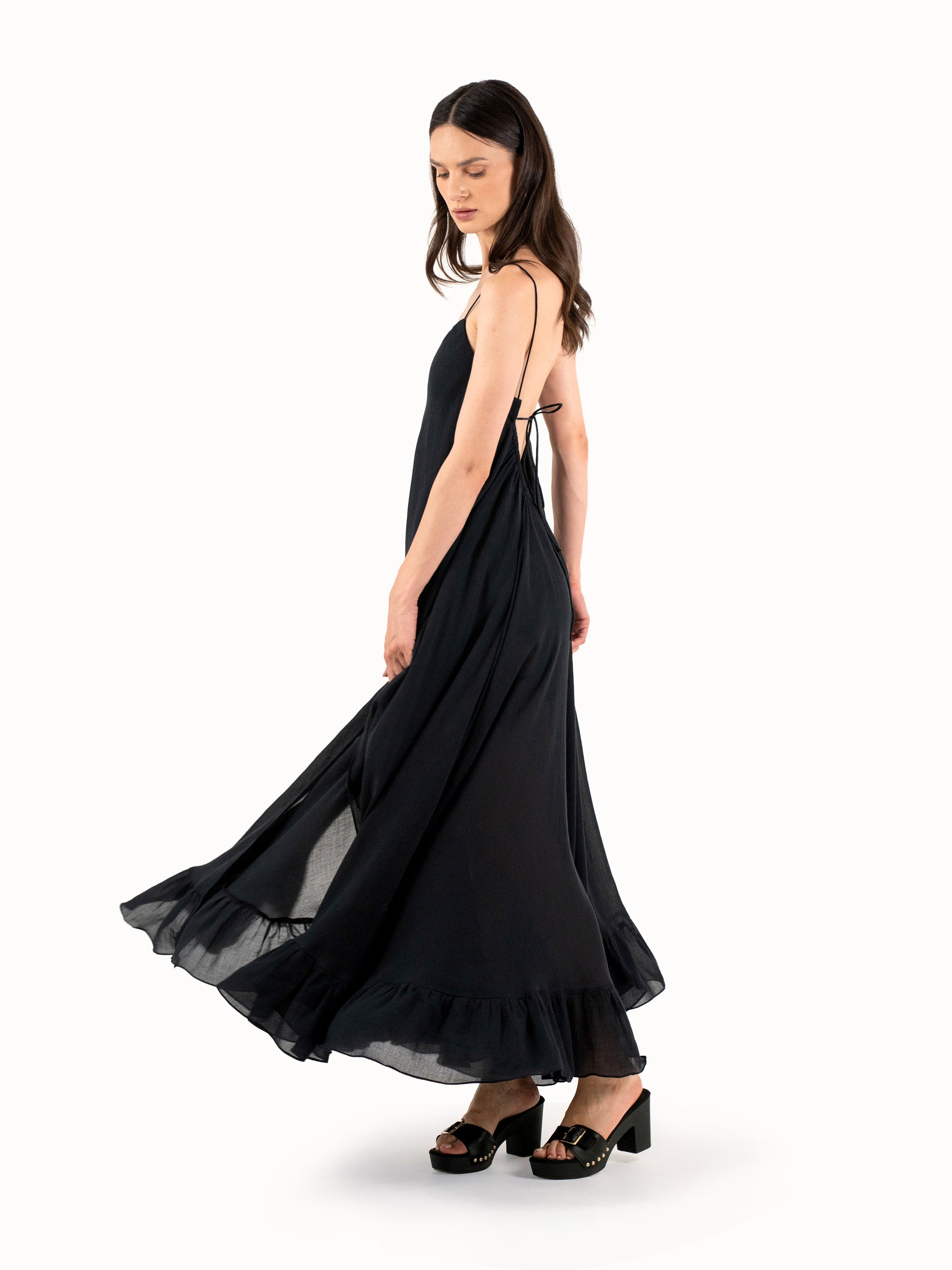 The Volume Midaxi – Black