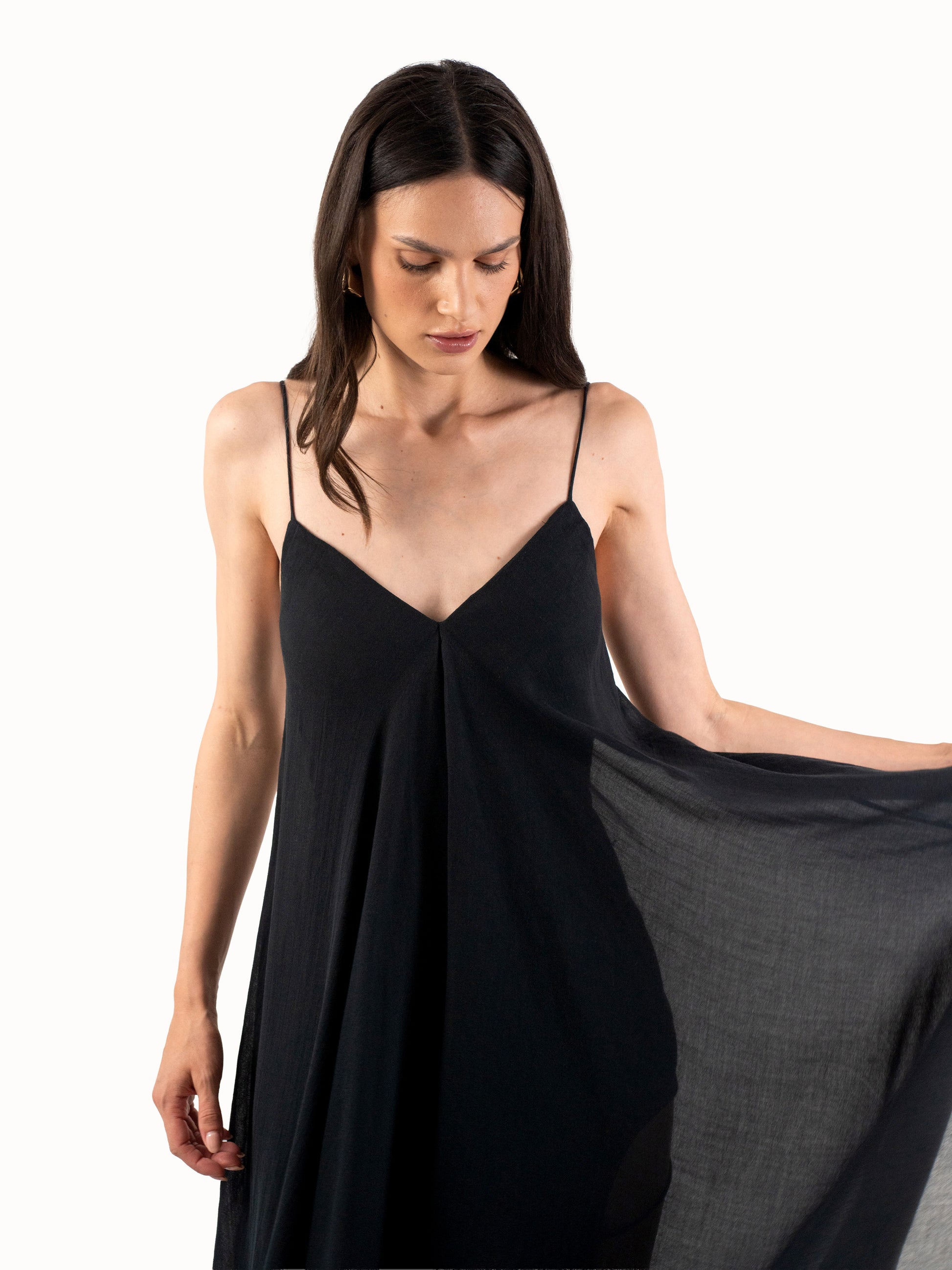 The Volume Midaxi – Black