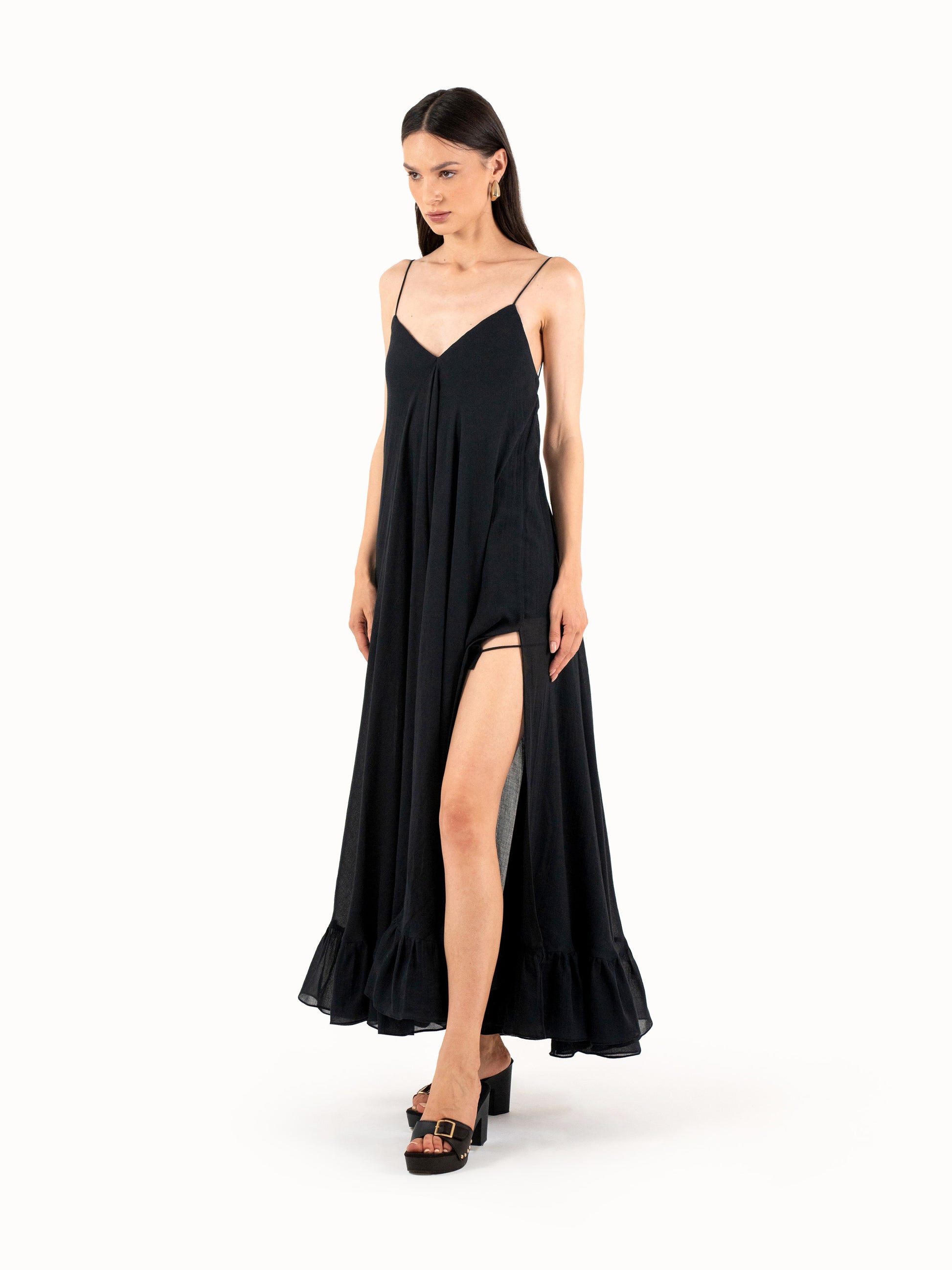 The Volume Midaxi – Black