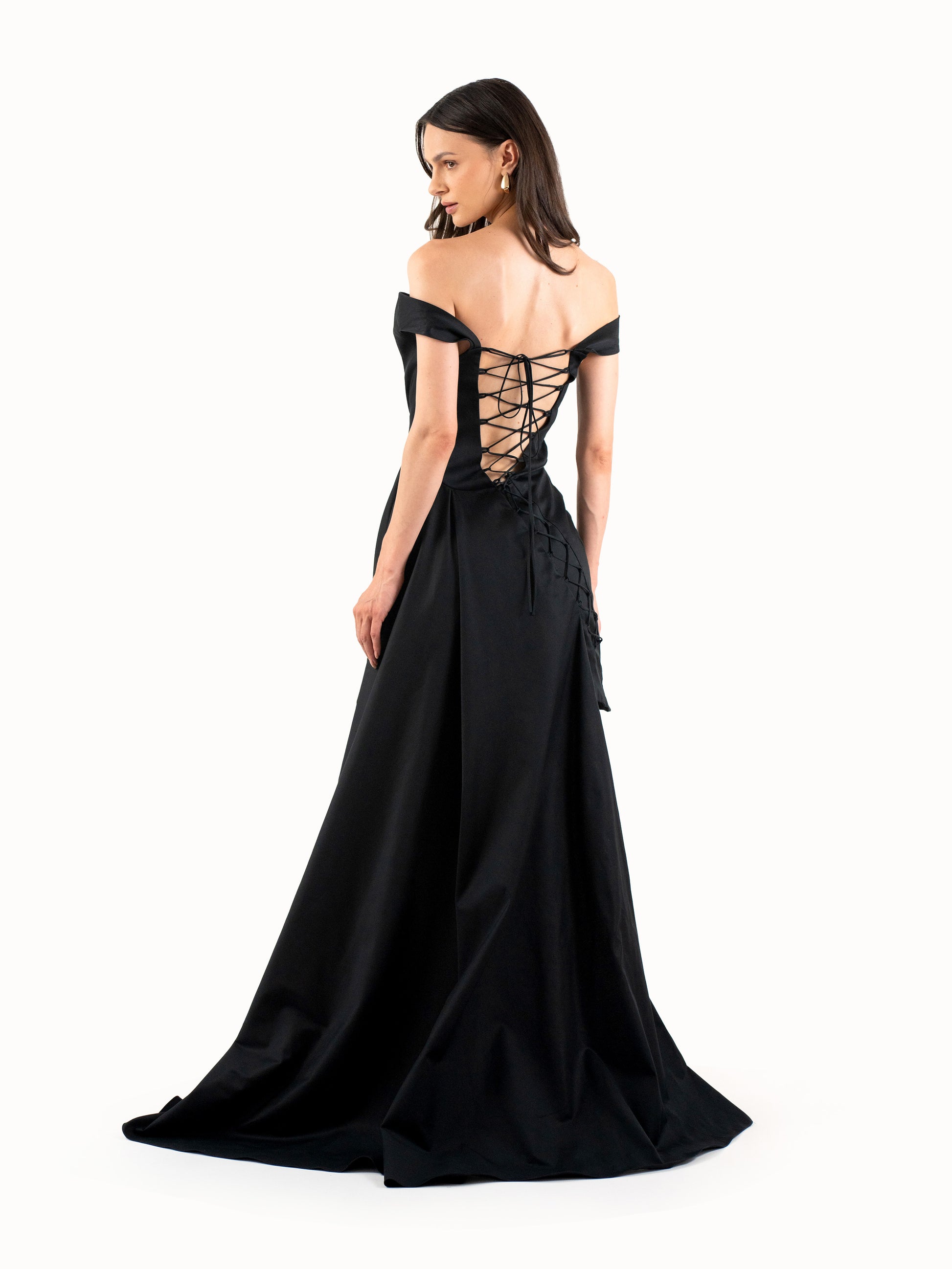 The Asymmetric Gown– Black Edition