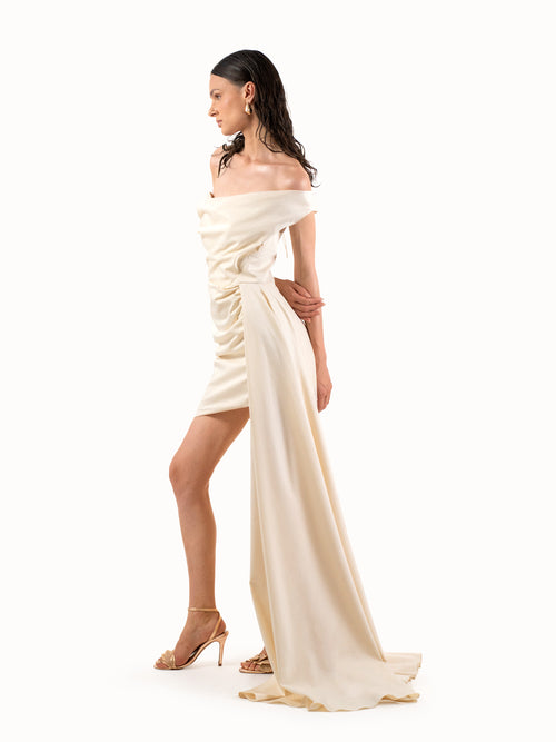 The Asymmetric Gown – Bridal Edition